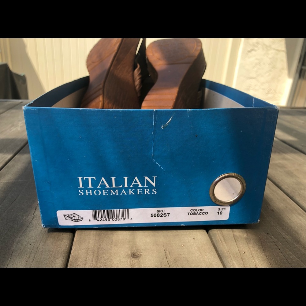 Brand New Italian Leather Wedges-won’t be available much longer